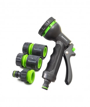 Εκτοξευτής Νερού Πιστόλι 7 Λειτουργιών με Εξαρτήματα GeHOCK