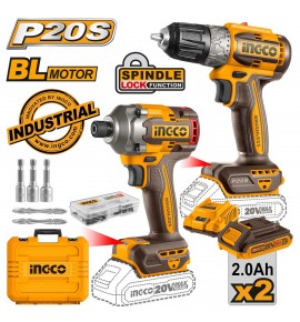 Εργαλεία Μπαταρίας 20V Li-Ion Σετ 2 τεμ.