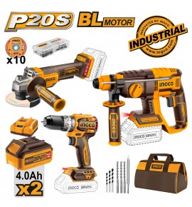 Εργαλεία Μπαταρίας 20V Li-Ion Σετ 3 τεμ.