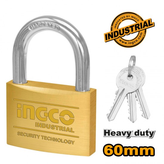 Επαγγελματικό Λουκέτο Ορειχάλκινο Βαρέος Τύπου 60mm