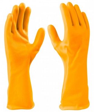 Γάντια Λαστιχένια PVC Large