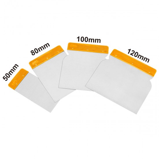 Σπάτουλες Μεταλλικές Σετ 4 τεμ