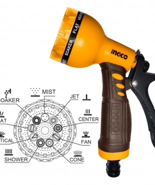 Εκτοξευτής Νερού Πιστόλι Ρυθμιζόμενος 9 Θέσεων