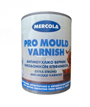 Mercola Pro Mould Varnish Αντιμουχλικό Βερνίκι Οικοδομικών Επιφανειών 750ml