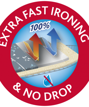 Σιδερώστρα Vileda Total Reflect με Σιδερόπανο 