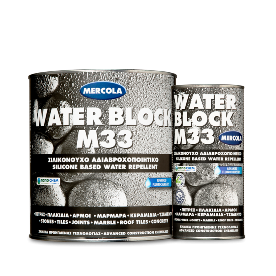 WATER BLOCK M33 Aqua Διαφανές Σιλικονούχο Αδιαβροχοποιητικό Νερού