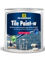 TILE PAINT WATER (υδατοδιαλυτό χρώμα για πλακάκια τοίχου μπάνιου & κουζίνας)