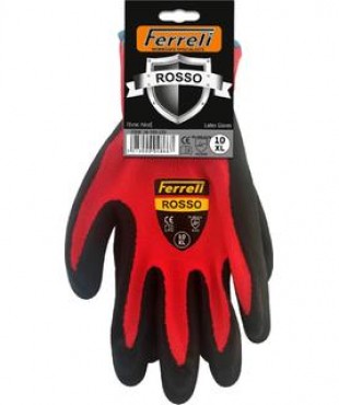 Γάντια Εργασίας Latex Ferreli Rosso