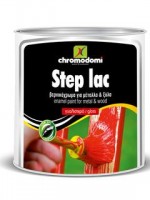 STEP LAC (γυαλιστερό βερνικόχρωμα για μέταλλα & ξύλα) 750ml Βασικά Χρώματα