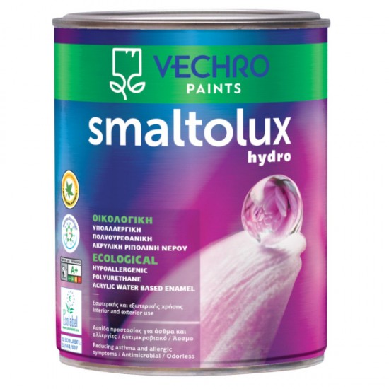 SMALTOLUX HYDRO ECO (Οικολογική Υποαλλεργική Πολυουρεθανική Ακρυλική Ριπολίνη Νερού)