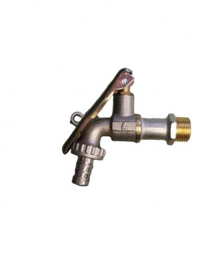 Σφαιρική Ορειχάλκινη Βρύση Λουκέτου 1/2"